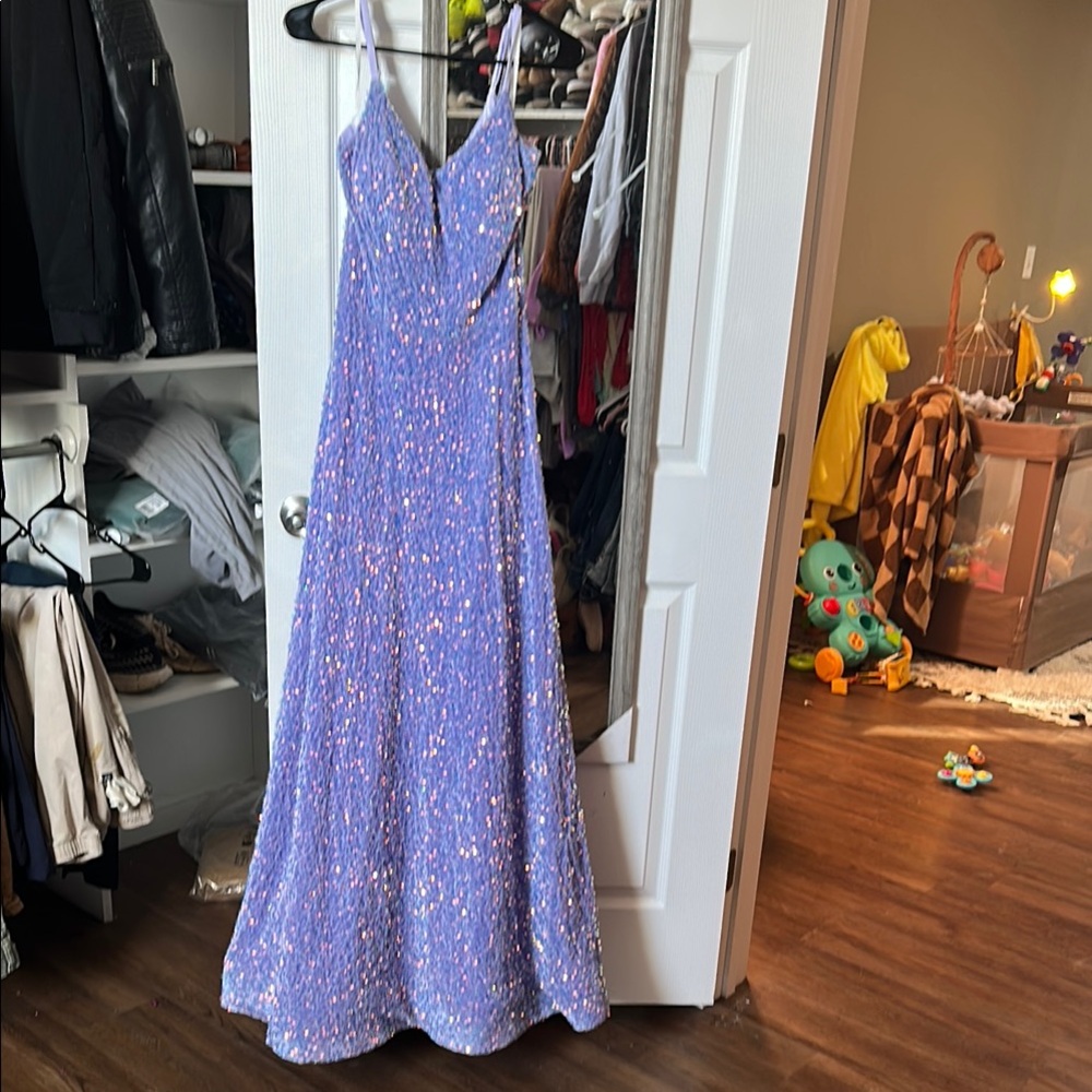 Sparkling Purple Gown